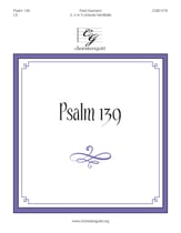 Psalm 139 Handbell sheet music cover